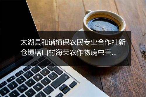 太湖县和谐植保农民专业合作社新仓镇塔山村海荣农作物病虫害防治专业队