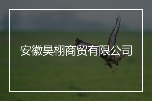 安徽昊栩商贸有限公司