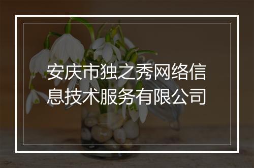 安庆市独之秀网络信息技术服务有限公司