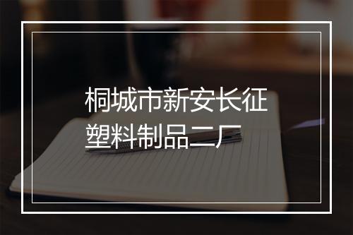 桐城市新安长征塑料制品二厂