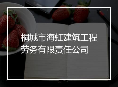 桐城市海虹建筑工程劳务有限责任公司