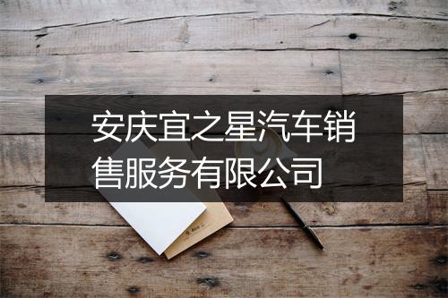安庆宜之星汽车销售服务有限公司