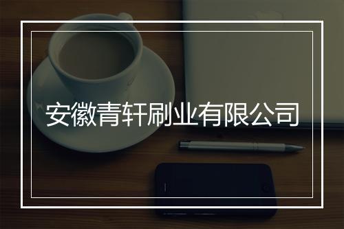 安徽青轩刷业有限公司