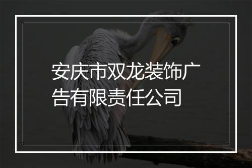 安庆市双龙装饰广告有限责任公司