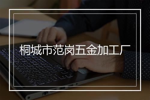 桐城市范岗五金加工厂
