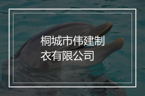 桐城市伟建制衣有限公司