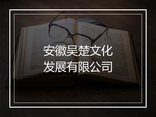 安徽吴楚文化发展有限公司