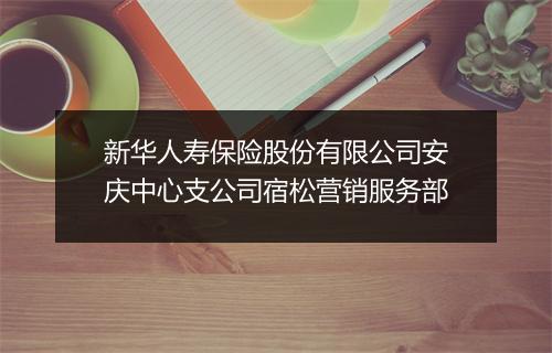 新华人寿保险股份有限公司安庆中心支公司宿松营销服务部
