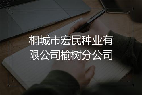 桐城市宏民种业有限公司榆树分公司
