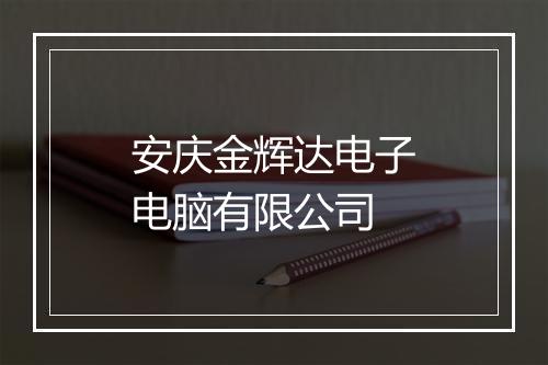 安庆金辉达电子电脑有限公司