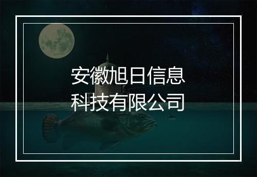 安徽旭日信息科技有限公司