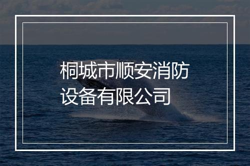 桐城市顺安消防设备有限公司