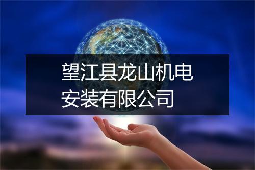 望江县龙山机电安装有限公司