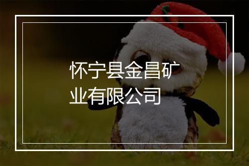 怀宁县金昌矿业有限公司