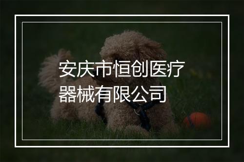 安庆市恒创医疗器械有限公司