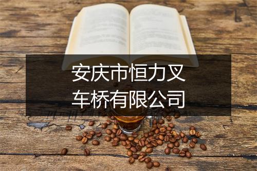 安庆市恒力叉车桥有限公司
