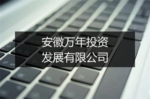 安徽万年投资发展有限公司