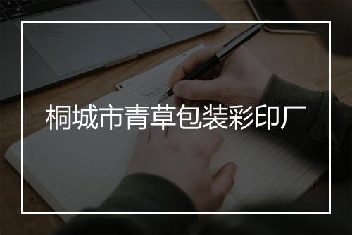 桐城市青草包装彩印厂