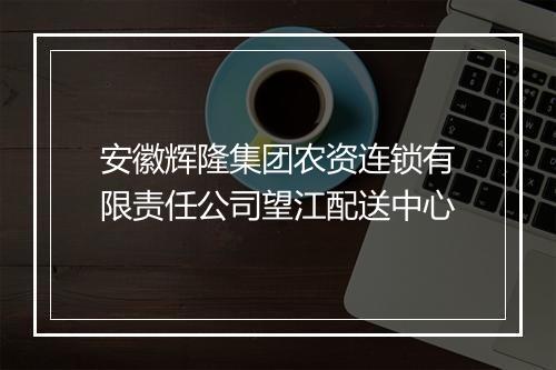 安徽辉隆集团农资连锁有限责任公司望江配送中心