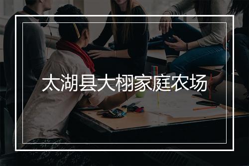 太湖县大栩家庭农场