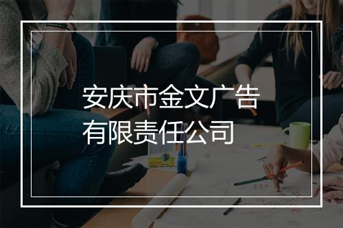 安庆市金文广告有限责任公司