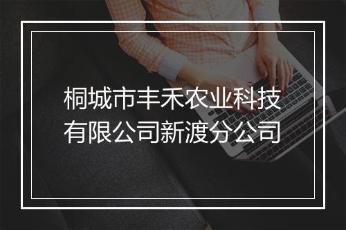 桐城市丰禾农业科技有限公司新渡分公司