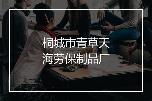 桐城市青草天海劳保制品厂