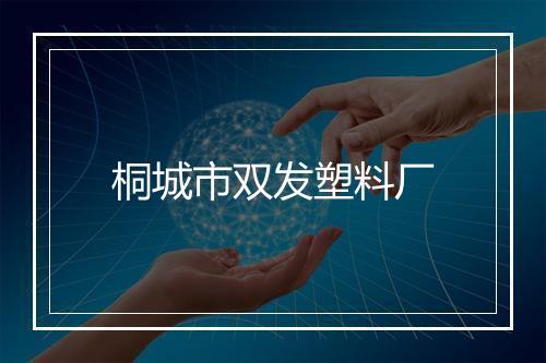 桐城市双发塑料厂