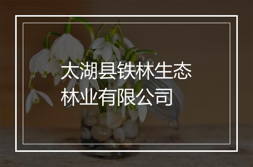 太湖县铁林生态林业有限公司