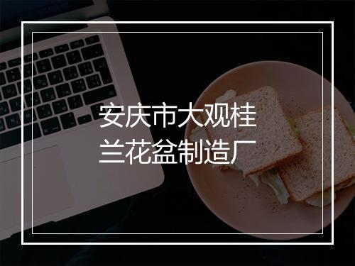 安庆市大观桂兰花盆制造厂