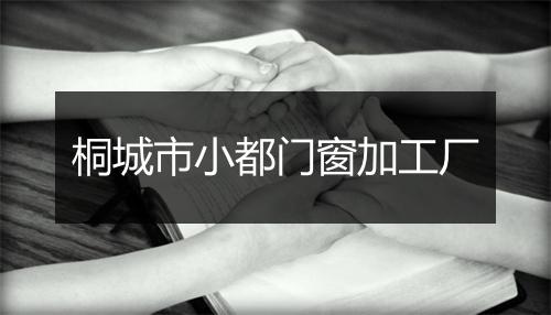 桐城市小都门窗加工厂