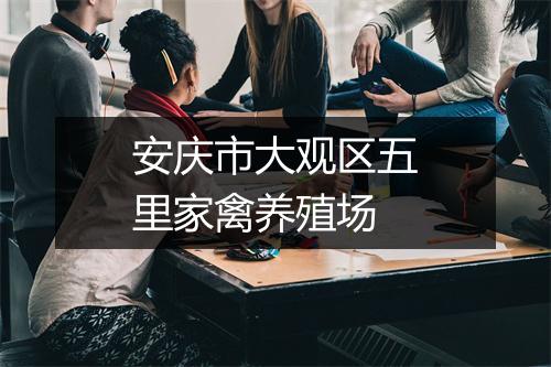 安庆市大观区五里家禽养殖场