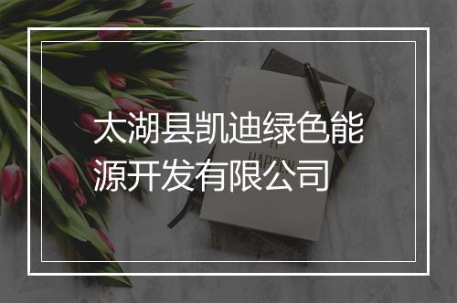 太湖县凯迪绿色能源开发有限公司