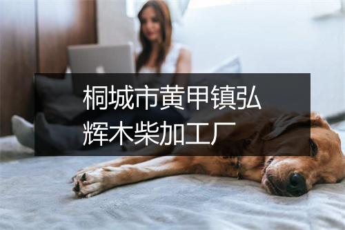 桐城市黄甲镇弘辉木柴加工厂