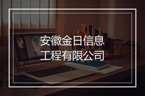安徽金日信息工程有限公司