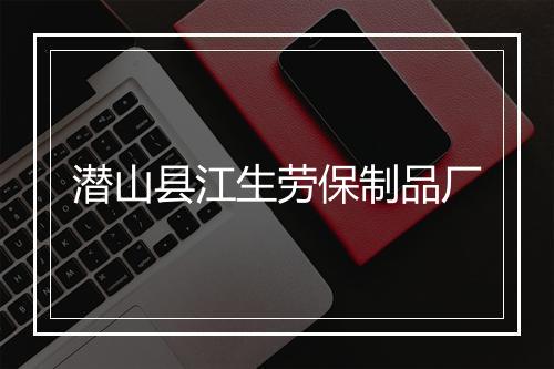 潜山县江生劳保制品厂
