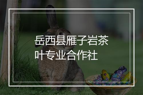岳西县雁子岩茶叶专业合作社