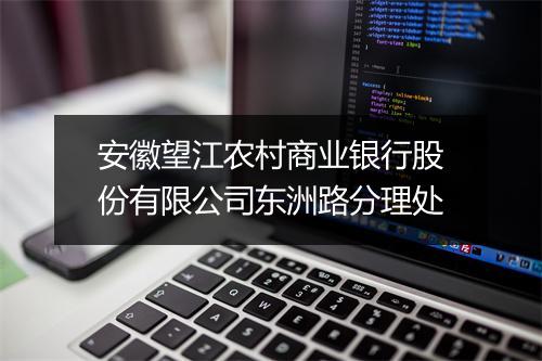 安徽望江农村商业银行股份有限公司东洲路分理处