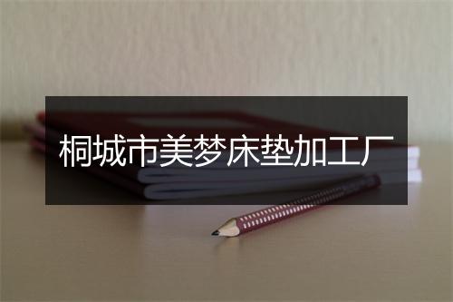 桐城市美梦床垫加工厂
