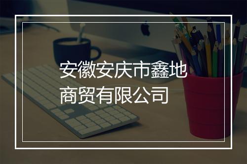 安徽安庆市鑫地商贸有限公司