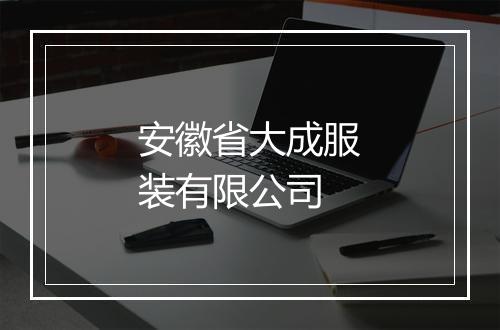 安徽省大成服装有限公司