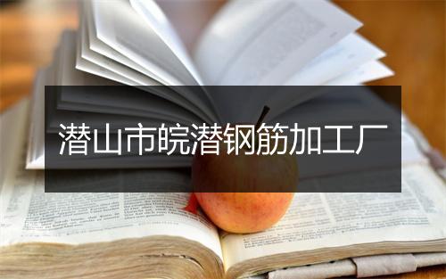 潜山市皖潜钢筋加工厂