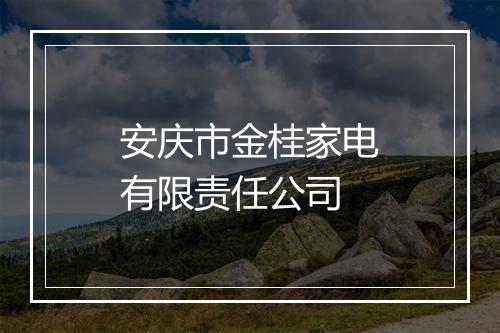 安庆市金桂家电有限责任公司
