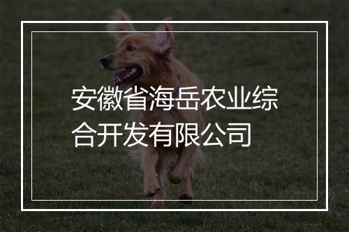 安徽省海岳农业综合开发有限公司