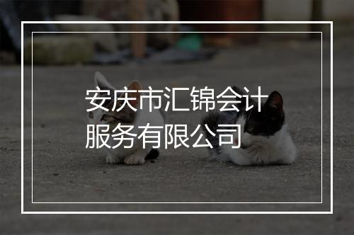 安庆市汇锦会计服务有限公司