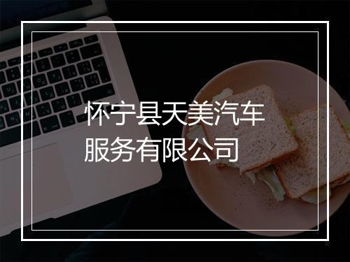 怀宁县天美汽车服务有限公司