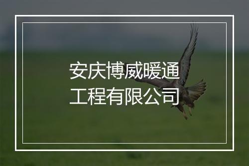 安庆博威暖通工程有限公司
