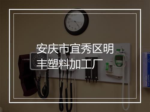 安庆市宜秀区明丰塑料加工厂