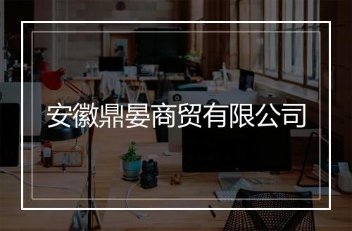 安徽鼎晏商贸有限公司