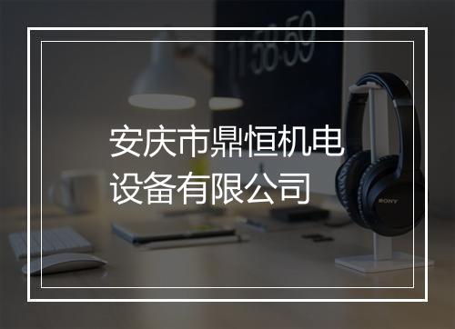 安庆市鼎恒机电设备有限公司